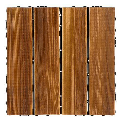 Operitacx Outdoor Holzfliesen Wetterfeste Rutschfeste Bodenplatten für Balkon Terrasse Einfach Verlegbar Langlebig Hochwertigem zur Verschönerung Ihres Außenbereichs Operitacx Outdoor Holzfliesen Wetterfeste Rutschfeste Bodenplatten für Balkon Terrasse Einfach Verlegbar Langlebig Hochwertigem zur Verschönerung Ihres Außenbereichs von Operitacx