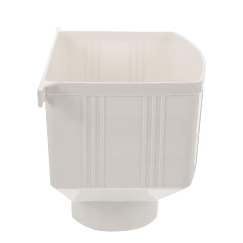 Operitacx PVC Fallrohrabzweiger für Regenwassersammlung Adapter für Regenrinnen Installieren und Langlebig für Regentonnen und Effiziente Entwässerung von Operitacx