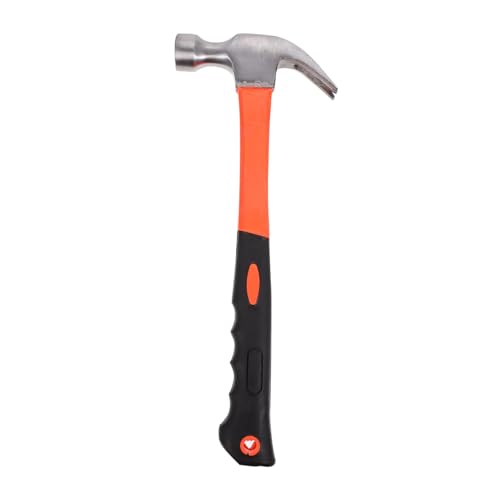 Operitacx Plastikgriff Klauenhammer Rutschfest Holzverarbeitung Nagelzieher Hammer Multifunktional Langlebig für DIY Reparatur von Operitacx