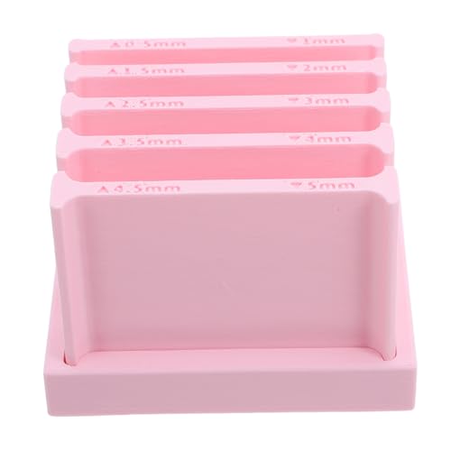 Operitacx Polymer Clay Werkzeugset mit Lay Strip Rolling Mold Langlebiges Modellier-kit mit Rollführung Handliches DIY Kreativprojekte und Handgefertigte Kunstwerke von Operitacx