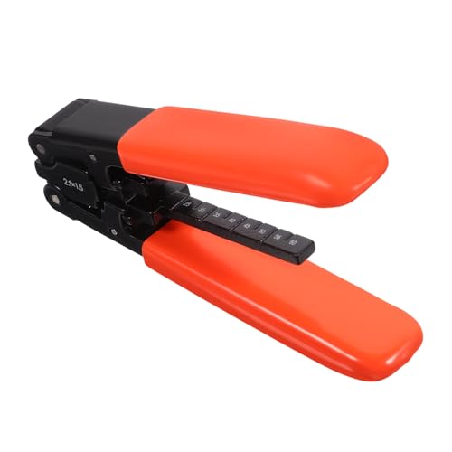 Operitacx Präzise Abisolierzange für Verbundkabel Schnelles Entfernen der Äußeren Isolierung Speziell für Metallkabel Geeignet Effiziente Faserschneider Zange für Faseroptik Zufällige Farbe von Operitacx