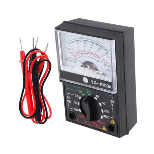 Operitacx Professioneller Digital multimeter mit Hoher Präzision für Elektriker Lcd multi tester Vielseitiges Messgerät für Elektrische Schaltungen Automatische Abschaltung Robustes Gehäuse von Operitacx