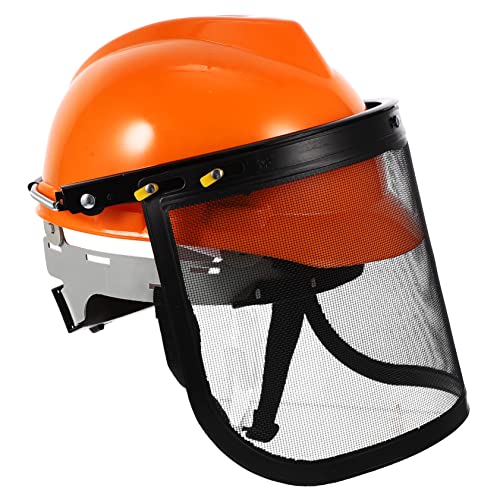 Operitacx Rasenmäher Schutzhelm Sicherheitshelm für Gartenarbeiten Robustes Design mit Breitem Schutzbereich Verstellbare Schnalle mit Dichtem Metallgitter zum Spritzschutz Operitacx Rasenmäher Schutzhelm Sicherheitshelm für Gartenarbeiten Robustes Design mit Breitem Schutzbereich Verstellbare Schnalle mit Dichtem Metallgitter zum Spritzschutz von Operitacx