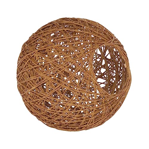 Operitacx Rattan Kugel Lampenschirm für Hängelampe und Tischlampe Kaffeebraun Staubdicht Installieren für Wohn und Schlafräume Dekorative Lichtabdeckung Operitacx Rattan Kugel Lampenschirm für Hängelampe und Tischlampe Kaffeebraun Staubdicht Installieren für Wohn und Schlafräume Dekorative Lichtabdeckung von Operitacx
