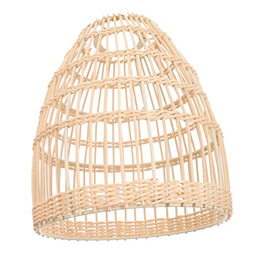 Operitacx Rattan Lampenschirm Hängelampe Geflochtener Lampenschirm für Deckenleuchten Rustikales Design für Wohnzimmer Esszimmer Balkon und Langlebig Operitacx Rattan Lampenschirm Hängelampe Geflochtener Lampenschirm für Deckenleuchten Rustikales Design für Wohnzimmer Esszimmer Balkon und Langlebig von Operitacx