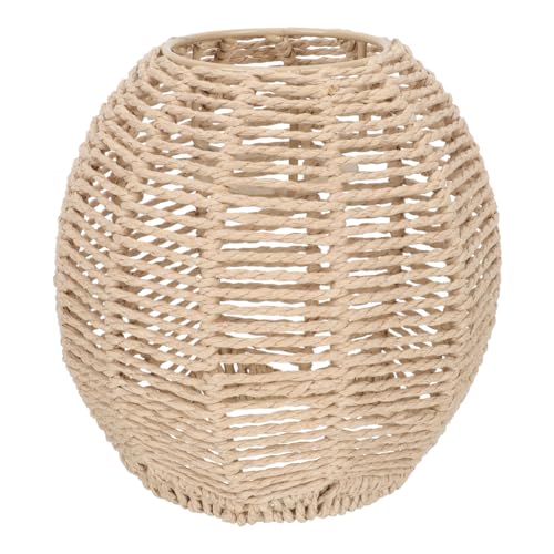 Operitacx Rattan Lampenschirm Papier Gewebter Pendelleuchtenschirm für Kreative Raumgestaltung für Deckenleuchten Kronleuchter und Tischlampen für Operitacx Rattan Lampenschirm Papier Gewebter Pendelleuchtenschirm für Kreative Raumgestaltung für Deckenleuchten Kronleuchter und Tischlampen für von Operitacx