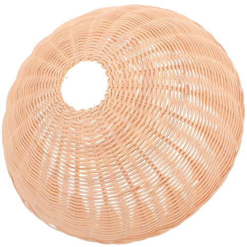 Operitacx Rattan Lampenschirm für Deckenlampe Hängende Lichtabdeckung im Boho Stil Geeignet für Restaurant Wohnzimmer Schlafzimmer und Cafés ohne Operitacx Rattan Lampenschirm für Deckenlampe Hängende Lichtabdeckung im Boho Stil Geeignet für Restaurant Wohnzimmer Schlafzimmer und Cafés ohne von Operitacx