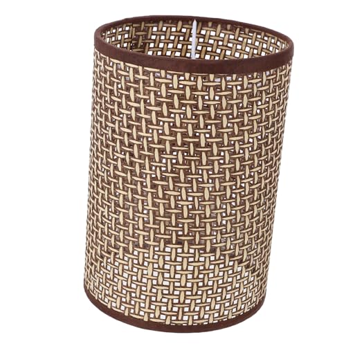 Operitacx Rattan Lampenschirm für Tischlampe Ersatzlampenschirm für Rustikale Stehlampe Geflochtenes Design für Schlafzimmer und Wohnbereiche eine Warme Operitacx Rattan Lampenschirm für Tischlampe Ersatzlampenschirm für Rustikale Stehlampe Geflochtenes Design für Schlafzimmer und Wohnbereiche eine Warme von Operitacx
