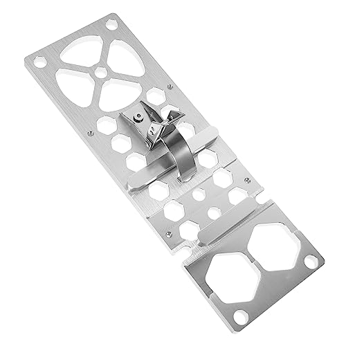 Operitacx Rechteckiger Kreissäge Führungsschienenanschlag Cnc Gefräster Aluminiumlegierung Selbstjustierend Kompatibel mit Festool und Führungsschienen Präzise Holzbearbeitungszubehör von Operitacx