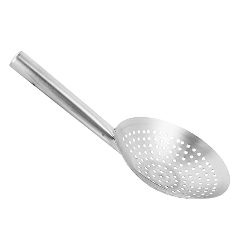 Operitacx Reiskocher Schaumlöffel Edelstahl Spider Strainer L?ffel- 304 - Lebensmittel- Filterl?ffel mit Komfortgriff Sieb Wok Abseihlöffel Schaumkelle Edelstahl Bildschirm von Operitacx