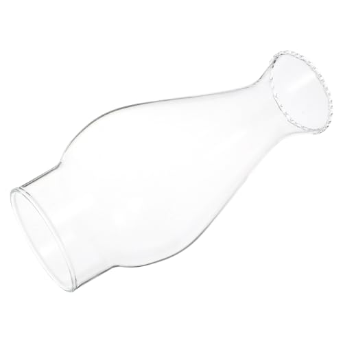 Operitacx Retro Glas Öllampen Ersatzglas Petroleumlampe Lampenschirm mit Einfachem Aufbau Leicht Montierbar Dekorativ für Wohnzimmer Schlafzimmer Vintage Öllampen Ersatzteil Warmes Licht von Operitacx