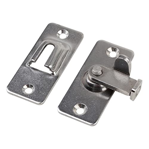 Operitacx Riegel Türschloss Latch Lock mit Gebürsteter Oberfläche Korrosionsbeständig und Langlebig für Schiebetüren Innen Außen Rechtwinkliger Bolzenverschluss Operitacx Riegel Türschloss Latch Lock mit Gebürsteter Oberfläche Korrosionsbeständig und Langlebig für Schiebetüren Innen Außen Rechtwinkliger Bolzenverschluss von Operitacx