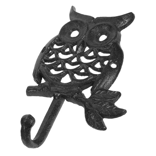 Operitacx Robuster Gusseisen Wandhaken mit Eulenmotiv Dekorativer Schlüsselhalter und Aufhänger für Handtücher Hüte und Taschen Rustikaler Vintage Stil für Flur Bad und Küche Operitacx Robuster Gusseisen Wandhaken mit Eulenmotiv Dekorativer Schlüsselhalter und Aufhänger für Handtücher Hüte und Taschen Rustikaler Vintage Stil für Flur Bad und Küche von Operitacx