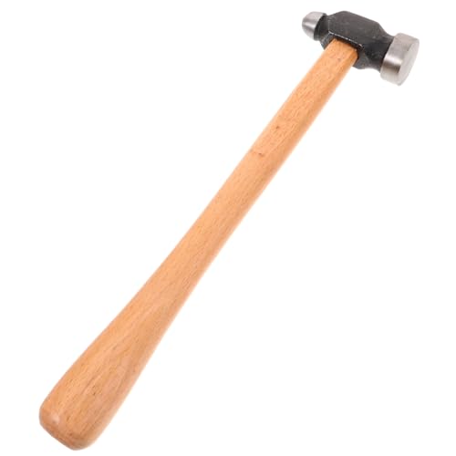 Operitacx Rundkopf Holzhammer mit Holzgriff Leichter Robuster Installationshammer für Möbelmontage Holzverarbeitung und Heimwerkerarbeiten Präziser Schlag Langlebiges Werkzeug von Operitacx