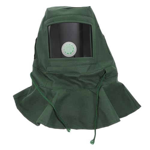 Operitacx Sandstrahlhaube Sandblaster maske Atmungsaktiv Leichtes Canvas material Staubschutz Winddicht für Schleifen Polieren zum Sandstrahlen von Operitacx