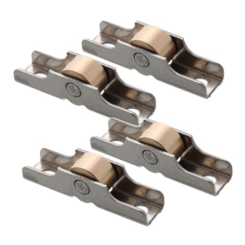 Operitacx Schiebetür Fensterrolle aus Edelstahl Verschleißfest Geräuscharm Robuste Laufende Schiebetürpulley für Aluminium Holzrahmen von Operitacx