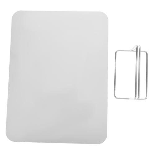 Operitacx Schreibtischtrennwand Vollverdunkelungsrollos Haushalt Jalousien Süßer Schreibtisch Panel-kit Beleuchtungssets Filtertürvorhänge Sonnenschutzrollos Trennwände Groß Eisen Weiß von Operitacx
