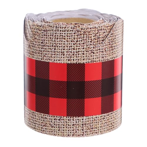 Operitacx Schwarze und Rote Karomuster Rahmenpapier Dekorative Bulletin Board Bordüre Einfach Zuschneidbar Vielseitig für Klassenzimmer Büro Heimtafelwandgestaltung Geeignet Operitacx Schwarze und Rote Karomuster Rahmenpapier Dekorative Bulletin Board Bordüre Einfach Zuschneidbar Vielseitig für Klassenzimmer Büro Heimtafelwandgestaltung Geeignet von Operitacx