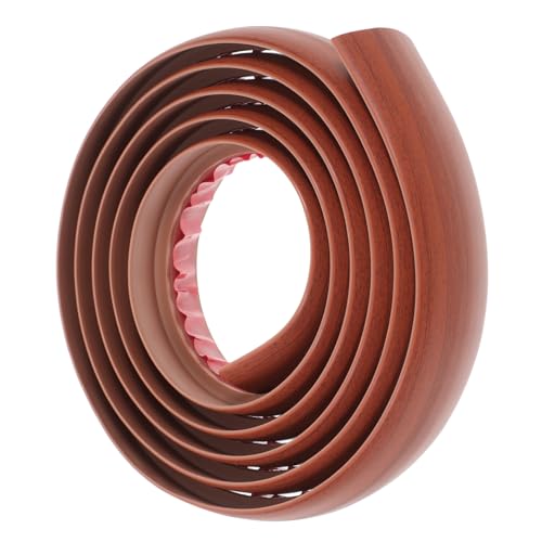 Operitacx Selbstklebende PVC Boden Übergangsleiste mit Holzmaserung Zuschneidbare Rampenkante für Höhenunterschied Dekorative Türschwellenleiste für Parkett Fliesen Teppich Operitacx Selbstklebende PVC Boden Übergangsleiste mit Holzmaserung Zuschneidbare Rampenkante für Höhenunterschied Dekorative Türschwellenleiste für Parkett Fliesen Teppich von Operitacx