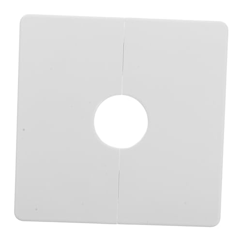 Operitacx Selbstklebende Quadratische Wandflansch Abdeckplatte Loch Durchmesser PVC Rosettenplatte für Sanitär Wandloch Abdeckung und Bohrloch Abdeckkappen zur Schnellen Wandlochverdeckung Operitacx Selbstklebende Quadratische Wandflansch Abdeckplatte Loch Durchmesser PVC Rosettenplatte für Sanitär Wandloch Abdeckung und Bohrloch Abdeckkappen zur Schnellen Wandlochverdeckung von Operitacx