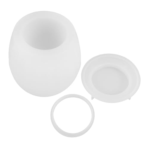 Operitacx Silikonform Aufbewahrungsdose mit Deckel Flexible Langlebige Gießform für Epoxidharz DIY Schmuck-organizer Kreative Aufbewahrungsbox für Heimdekoration und Bastelprojekte von Operitacx