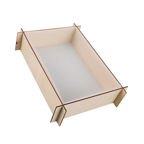 Operitacx Silikonform für Buchstützen Gießen Flexible Rechteckige Resinform Langlebig und Robust für DIY Buchhalter Blumenkonservierung und Geometrische Kunstprojekte von Operitacx