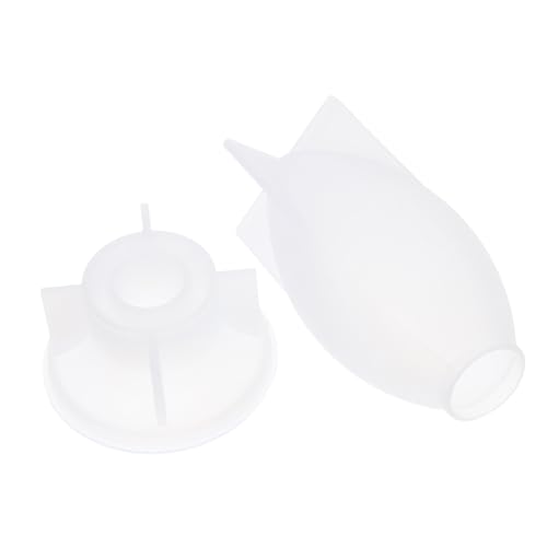 Operitacx Silikonform für Kunstharz Lampenfassung mit Sockel Hitzebeständig Flexibel für Kerzenherstellung Seifen Blumendekorationen DIY Basteln und Epoxidharzguss von Operitacx