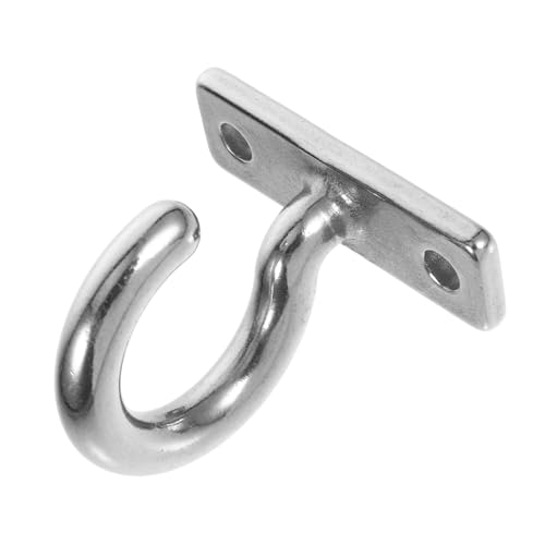 Operitacx Stainless Steel Deckenhaken mit Ösenplatte Robuste Wand und Deckenhalterung für Hängesessel Kleidung Deckenventilatoren Installieren für und Außenbereiche von Operitacx