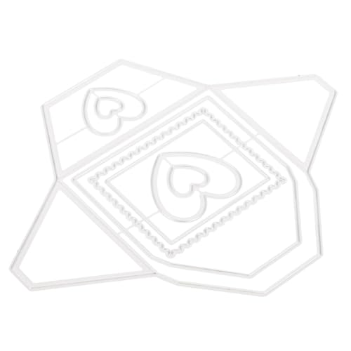 Operitacx Stanzformen Aus Metall Für Dekoratives Papier DIY-bastelschablonen Stanzformen Mit Einfachem Design Bastelvorlage Zum Selbermachen Scrapbooking Album Heimdekoration Papierkartenbas von Operitacx