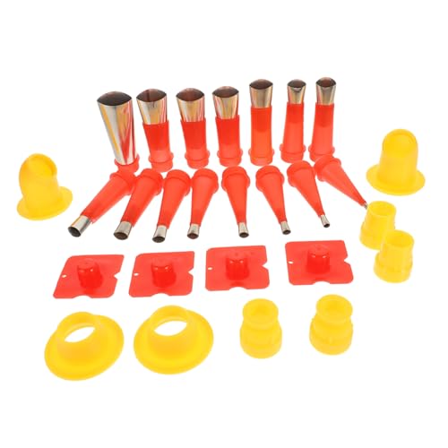 Operitacx Teiliges Caulking Tool mit Edelstahldüsen und Silikonspachteln Wiederverwendbar Vielseitig Einsetzbar für Dusche Fensterrahmen Waschbecken und Abdichtungen Robust und von Operitacx