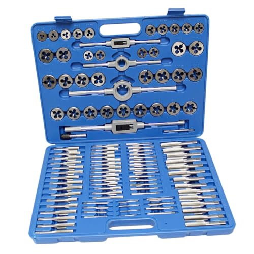 Operitacx Teiliges Gewindeschneider Set Metrisch mit Tragekoffer Präzisions Tap And Die Kit aus Lagerstahl Vielseitiges Gewindebohrer Schneideisen Werkzeug für Heimwerker Kfz und Operitacx Teiliges Gewindeschneider Set Metrisch mit Tragekoffer Präzisions Tap And Die Kit aus Lagerstahl Vielseitiges Gewindebohrer Schneideisen Werkzeug für Heimwerker Kfz und von Operitacx