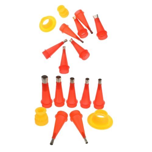 Operitacx Teiliges Silikon edelstahl Spritzdüsen Set Caulking Finishing Tools Wiederverwendbare Fugenglätter für Fenster Fliesen Spülen Fugen Abdichtung mit Schutzkappe und Halterung von Operitacx