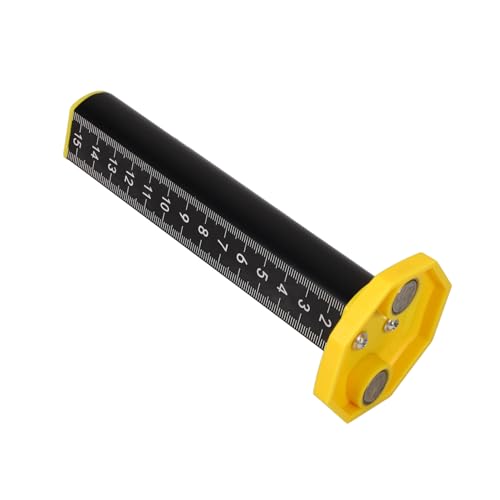 Operitacx Tiling Level Tool mit Magnetischer Basis Präzises Fliesen konturenlineal für Boden Deckenverlegung Leichtes Vielseitiges Nivellierwerkzeug mit Klarer Skalenanzeige für Exakte von Operitacx