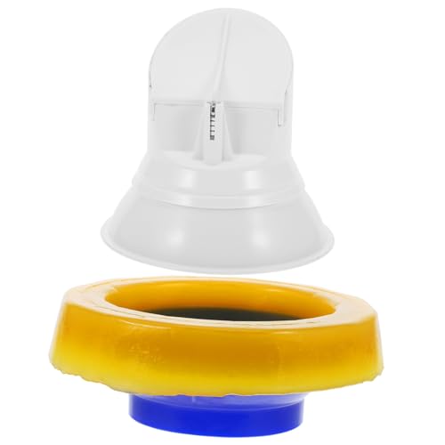 Operitacx Toiletten Dichtungsring mit Flansch Passend aus Robustem Material Auslaufsicher und Langlebig Dichter Sitz für Runde und Ovale Wc Becken Praktisches Ersatzteil für Badezimmer Operitacx Toiletten Dichtungsring mit Flansch Passend aus Robustem Material Auslaufsicher und Langlebig Dichter Sitz für Runde und Ovale Wc Becken Praktisches Ersatzteil für Badezimmer von Operitacx