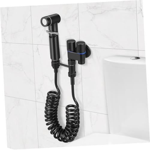 Operitacx Toiletten Wasserhahn Adapter Verteiler mit Doppelventil für Handbidet Sprayer Kompatibel Platzsparendes Design Einfache Montage Wassersparende Funktion von Operitacx