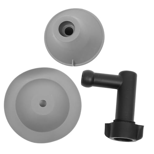 Operitacx Toilettenpümpel mit Ergonomischem Griff Flexiblem Kopf zur Effektiven Reinigung und Verstopfungsbeseitigung Langlebiges Material Weiß für Verstopfte Toiletten und Abflüsse von Operitacx