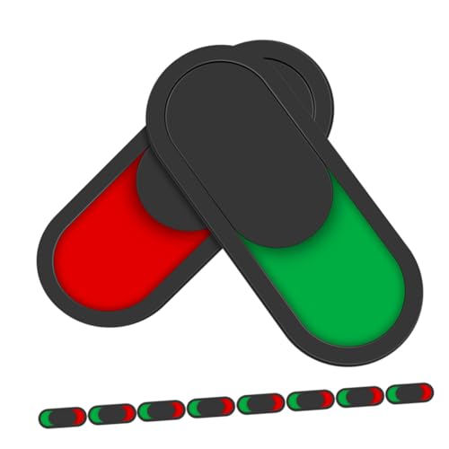 Operitacx Toilettenschild Schiebetür Selbstklebend Acryl Türschild Büro Privatsphäre Anzeige Rot Grün für Hotel Konferenzraum Badezimmer von Operitacx
