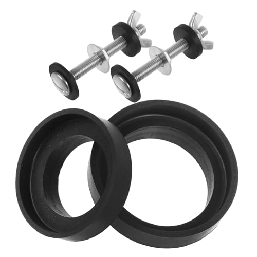 Operitacx Toilettenspülkasten Ersatzset Schrauben Dichtungsring Gummiabdichtung Stabile Befestigung Einfache Montage für Wc badezimmer Zubehör von Operitacx