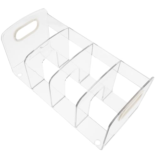 Operitacx Transparenter Fächer Buchständer aus Kunststoff Robuster und Eleganter Schreibtisch Organizer für Bücher Dokumente und Magazine für Zuhause und Büro Operitacx Transparenter Fächer Buchständer aus Kunststoff Robuster und Eleganter Schreibtisch Organizer für Bücher Dokumente und Magazine für Zuhause und Büro von Operitacx