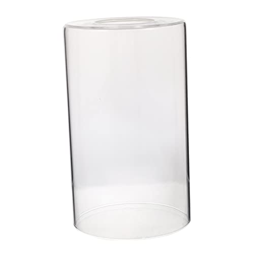 Operitacx Transparenter Lampenschirm Deckenleuchte Lichtabdeckung Zylindrischer Lampenschirm für Wohnzimmer Schlafzimmer Küche Bar Restaurant Einfache Montage Elegante Lichtgestaltung von Operitacx