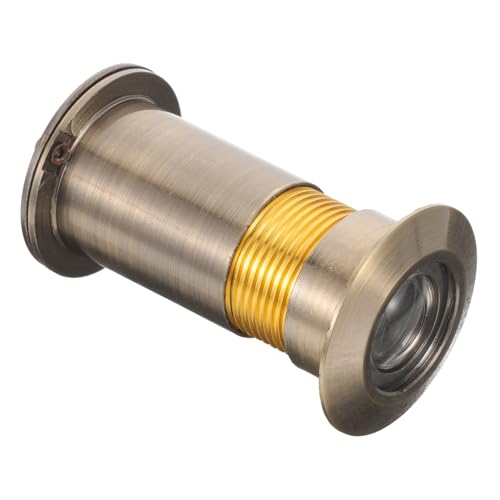 Operitacx Türspion aus Kupfer Einstellbarer Weitwinkel mit Abdeckung Hochwertiger Sicherheits Türspion für Haus Büro und Hotel Einbruchschutz und Klare Sicht Einfache Montage von Operitacx