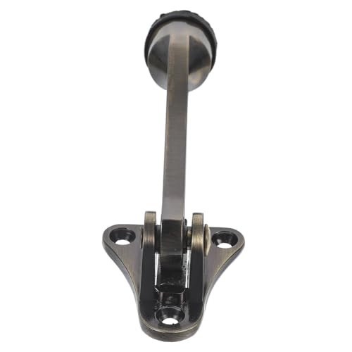Operitacx Türstopper aus Langlebiger Zinklegierung Horseshoe Form mit Langem Arm Mechanischer Türhalter für Innen und Außentüren Einfache Verstellbarer Türanschlag in Grünbronze von Operitacx