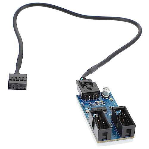Operitacx USB Header Erweiterungsadapter Verlängerungskabel für USB Motherboard Vielseitiger Pin Anschlussadapter zur Verbindung Zusätzlicher Geräte für PC Operitacx USB Header Erweiterungsadapter Verlängerungskabel für USB Motherboard Vielseitiger Pin Anschlussadapter zur Verbindung Zusätzlicher Geräte für PC von Operitacx