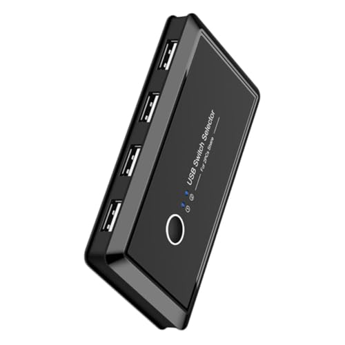 Operitacx USB Umschalter USB Sharing Switch für Computer Drucker Scanner Tastatur Maus Kompatibel Automatischer für Büro und Zuhause von Operitacx