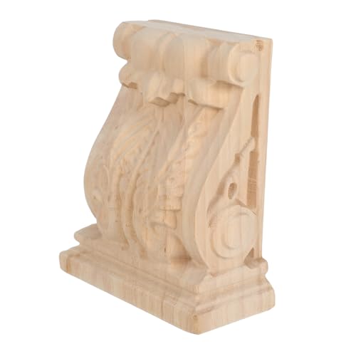 Operitacx Unbemalte Holzkonsolen Vintage Handgeschnitzte Regalhalterung Dekorative Holzecke Onlay Applikation Bauernhaus Möbeldekoration Operitacx Unbemalte Holzkonsolen Vintage Handgeschnitzte Regalhalterung Dekorative Holzecke Onlay Applikation Bauernhaus Möbeldekoration von Operitacx