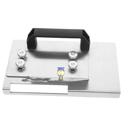 Operitacx Upgrade Winkel schleifer Halter aus Edelstahl Tragbarer Winkelschleifer Chamfer Führungsständer für Fliesen Metallbearbeitung Einfach zu Bedienen Vielseitiger Fasenhalter von Operitacx