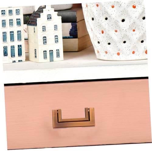 Operitacx Verdeckte Schrankgriffe aus Ergonomische Möbelgriffe Einfach zu Montierende Verdeckte Tür und Schubladengriffe für Kleiderschränke und Schränke Langlebige Oberfläche in Bronze von Operitacx