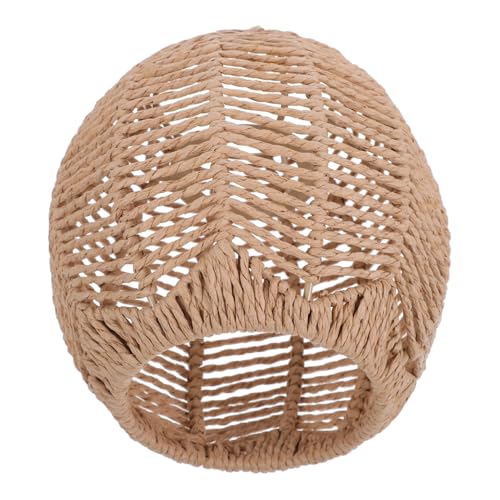 Operitacx Verstellbarer Großer Rattan Lampenschirm Hängelampe im Neuen Chinesischen Stil Weiche Warme Beleuchtung für Wohnzimmer Schlafzimmer DIY Höhenverstellbare Pendelleuchte von Operitacx