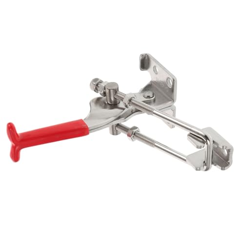 Operitacx Verstellbarer Heavy Duty Edelstahl Kniehebelspanner Spannverschluss Klemmenverschluss für Schrank Türen Kisten Robuste Schnellspannzwinge Langlebig und Einfach zu Bedienen von Operitacx