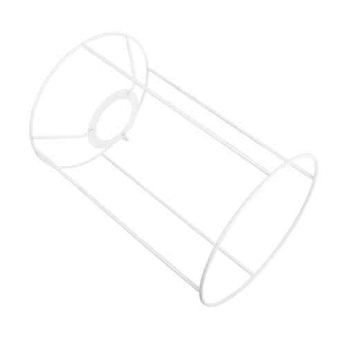 Operitacx Vintage Draht Lampenschirm Metallrahmen Rund DIY Handgefertigt Lampenschutz für Tischlampen Wohnzimmer Schlafzimmer von Operitacx